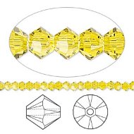 5328 SW биконус Citrine (249) 4мм (10шт.) 5328 SW биконус Citrine (249) 4мм (10шт.)