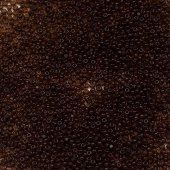 Бисер Шарлотта [10140] чёрно-янтарный прозрачный 13/0 (10гр.)