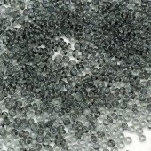 Бисер Glace серый прозрачный 10/0