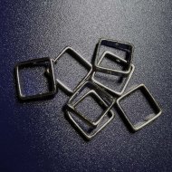 Разделитель-рамка для бусины «Квадрат» 15мм (Rp)