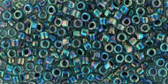 Бисер TOHO Treasure [782] Denim Blue Lined Crystal Rainbow