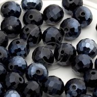 Шарик гранёный Blue Hematite 10мм