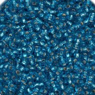 Бисер [67150] голубой Capri Blue синий "огонёк" 10/0