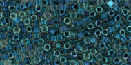 Бисер TOHO Treasure [188] Capri Blue Lined Crystal Rainbow