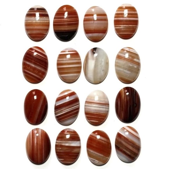 Сердолик, кабошон овальный 18/25 [Распродажа]