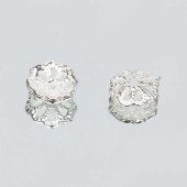 Шапочка из белого металла 6,2мм (пара) Шапочка из белого металла 6,2мм (пара)