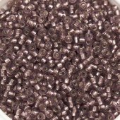 Бисер Glace аметистовый светлый с серебряной линией 14/0 (20гр.)