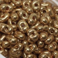 Бисер Farfalle золотой металлик 3.2х6.5 (25гр.)