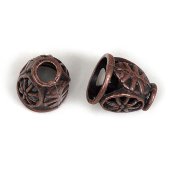 Колпачок для шнура «Руны» 8х9 "античная медь" (10шт.)