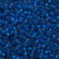 Бисер [67150 matt] голубой Capri Blue "огонёк" матовый 10/0