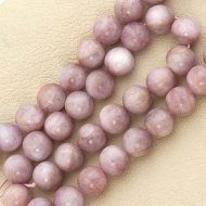 Кунцит непрозрачный, бусина шарик 10,3мм