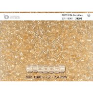 Бисер [38292] crystal, colour lined orange pearl  10/0