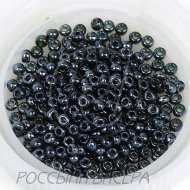 Бисер [56290] тёмно-оливиновый прозрачный глянцевый 10/0